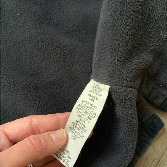 VTG L.L. Bean Flannel Jacket Shacket Plaid Navy Blue Mens Size L Reg UNISEX - Picture 6 of 9